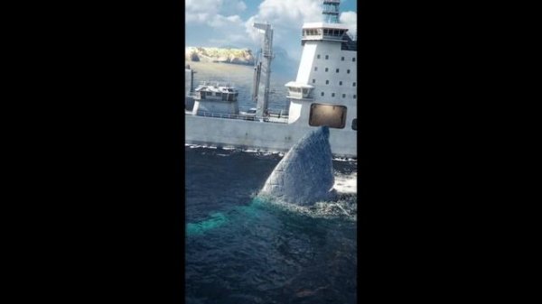 Нападение страшного Мегалодона