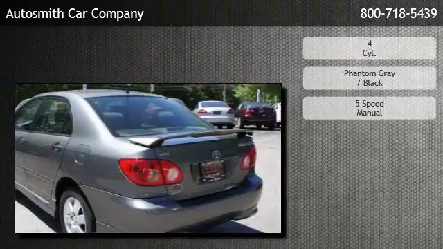 2005 Toyota Corolla S - Dover смотреть онлайн