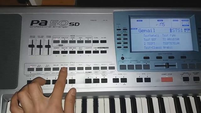 Saved Styles to Factory Styles Korg pa50sd смотреть онлайн