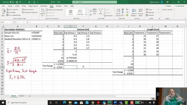 Tutorial Descriptive Statistics on Excel Using Formulas смотреть онлайн