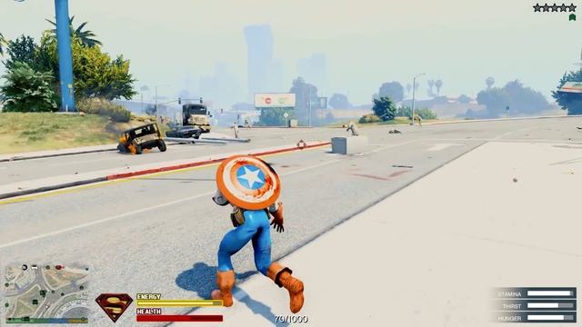 КАПИТАН АМЕРИКА ПРЕВРАТИЛСЯ В ЗОМБИ В ГТА 5 МОДЫ! АПОКАЛИПСИС ОБЗОР МОДА GTA 5! ГТА МОД ИГРЫ MODS смотреть онлайн