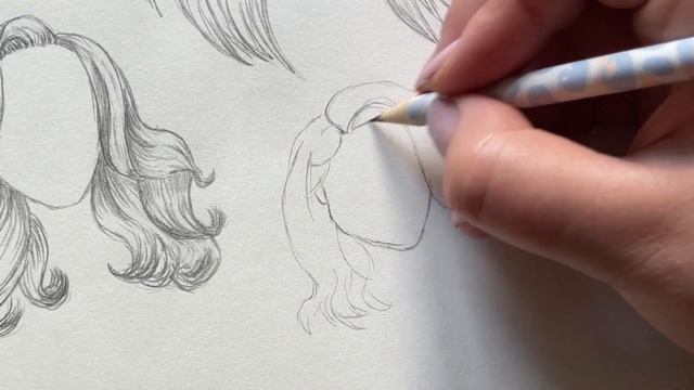 How to draw hair | Drawing for beginners | Tutorial portrait sketch смотреть онлайн