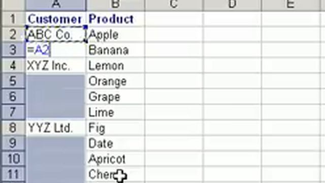 Fill Blank Cells in Excel смотреть онлайн