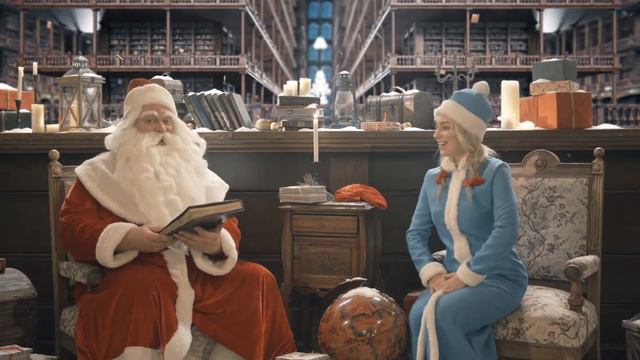 Именное поздравление от Деда Мороза нашей доченьки 😍 смотреть онлайн