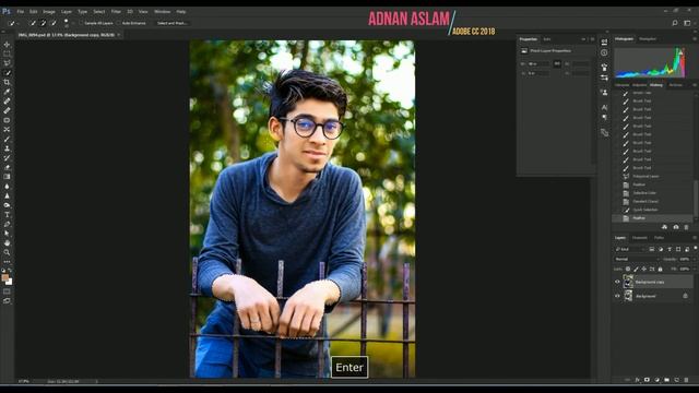 Photoshop cc Tutorial : How to Make Portrait photo Editing Camera Raw In Adobe cc 2018 смотреть онлайн
