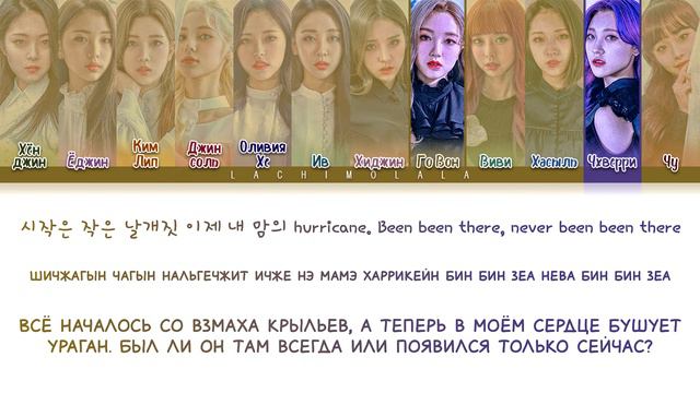 LOONA - Butterfly (ПЕРЕВОД НА РУССКИЙ/КИРИЛЛИЗАЦИЯ) │ Color Coded Lyrics смотреть онлайн
