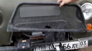 Передняя съёмная лебёдка на УАЗ Бортовой или Буханку.