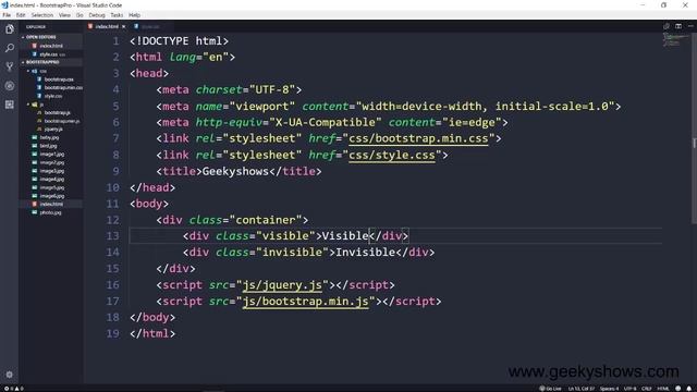 Visibility in Bootstrap (Hindi) смотреть онлайн