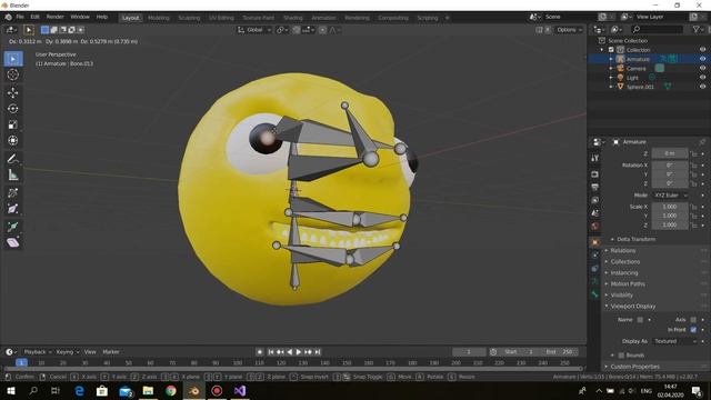 Как сделать 3D смайлик с анимацией | How to create 3D emoji smiley смотреть онлайн