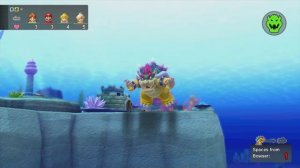 Mario Party 10 Bowser Party #173 Daisy, Mario, Peach, Rosalina Whimsical Waters Master Difficulty