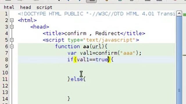 javascript confirm , Redirect التحقق اعادة التوجيه في جافا سكربت смотреть онлайн