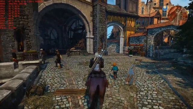 The Witcher 3 i7 vs GTX 980 1500|7800MHz (test FPS) Max settings! смотреть онлайн