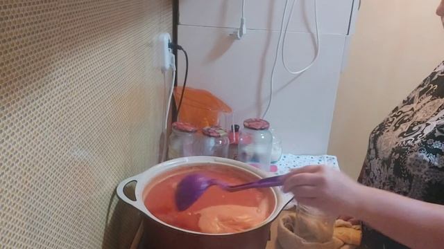Томатный сок на зиму))) смотреть онлайн