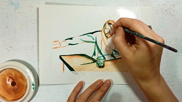 Рисую Константина Ивлева. Inktober2020 / Chef