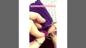 Трикотажный шов для резинки 2 на 2