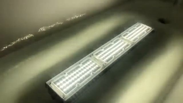 ТехЛайн-Профи-Ф испытание влагозащиты IP67 светодиодного светильника смотреть онлайн