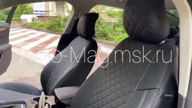 Чехлы на Мондео 5 из экокожи с ромбом  Фабрика Автопилот  Установка с выездом мастера