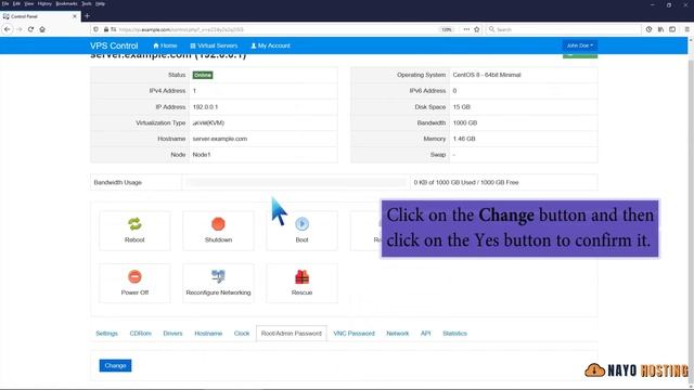 How to Change Your VPS OS Root Admin Password Using SolusVM Nayo Hosting смотреть онлайн