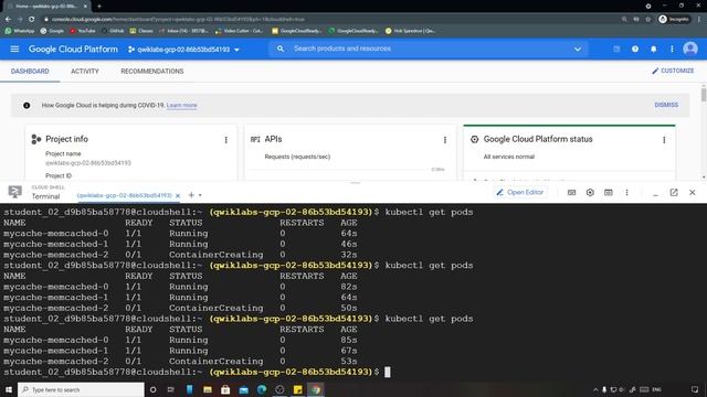 Deploying Memcached on Kubernetes Engine | Qwiklabs [GSP116] смотреть онлайн