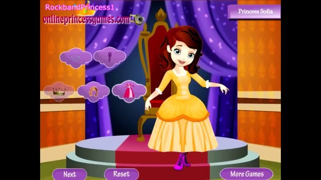 Sofia Dress Up Games смотреть онлайн