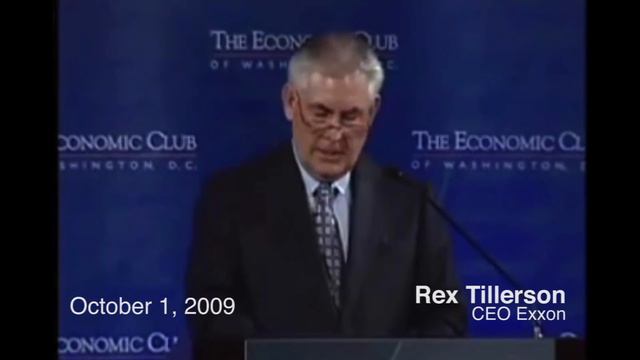 Rex Tillerson on Carbon Tax смотреть онлайн