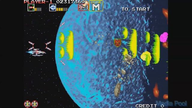 Darius Gaiden (Arcade) Playthrough longplay retro video game смотреть онлайн