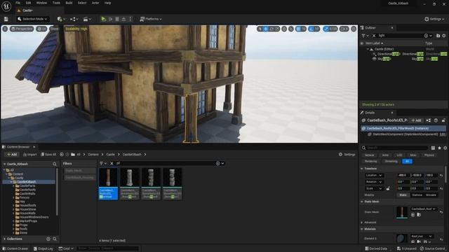 Blender & UE5: 250-Piece Modular Castle/Town Kitbash Pack - Level Up Your Game Dev смотреть онлайн