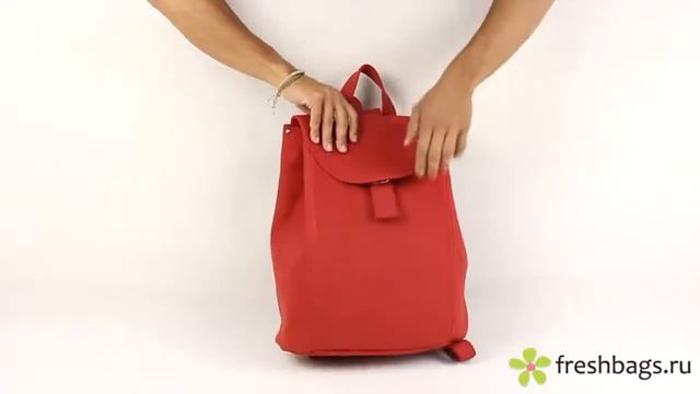 Дизайнерский кожаный рюкзак LEONID TITOW 3002 - www.FreshBags.ru смотреть онлайн