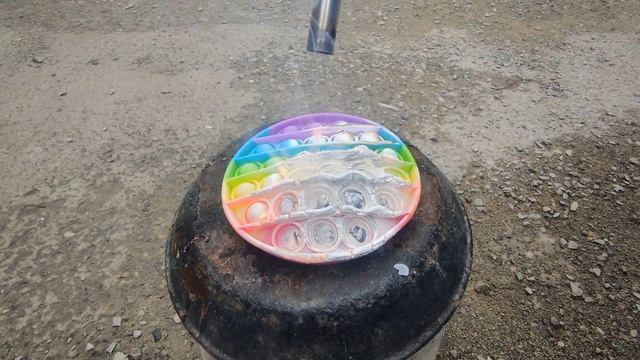 Газовая горелка VS Поп ит /// Gas tourist piezo Burner VS Pop it. смотреть онлайн