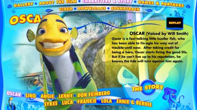 Dreamworks' Shark Tale (2004): Official Site смотреть онлайн