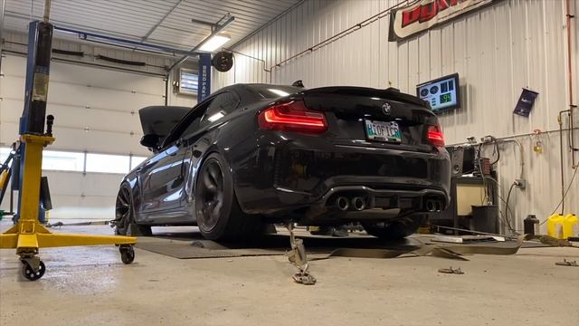 PureTurbos Stage 2 Turbo F87 M2 Dyno смотреть онлайн