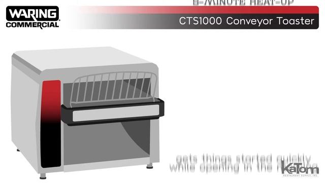 Waring CTS1000 Conveyor Toaster (141-CTS1000) смотреть онлайн