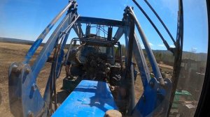 Тестик решил отдохнуть((( Ремонт КПП Т-150К в поле