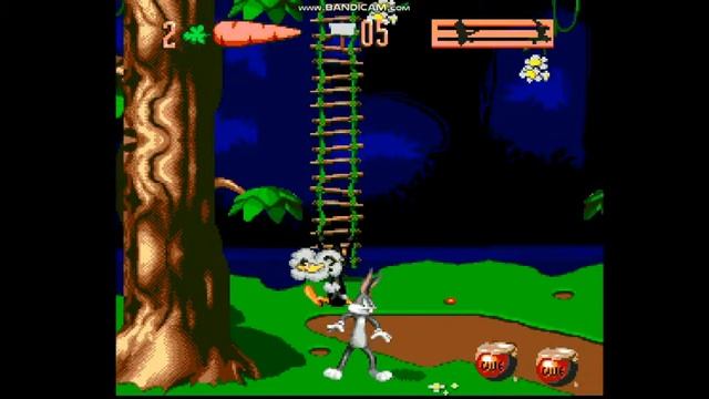 такие игры:реальный обзор Bugs Bunny In Double Trouble SEGA смотреть онлайн