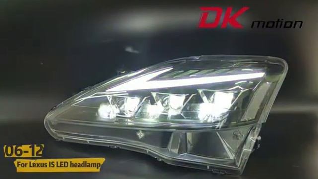 Диодные фары для Lexus IS250 смотреть онлайн