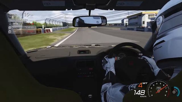 Honda Integra Type R DC2 Tsukuba Circuit Time Attack - Assetto Corsa - Controller смотреть онлайн
