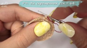 ?Как связать крючком ШЛЯПКУ для кукол!?Делаем миниатюрную кукольную соломенную шляпку!✨DIY