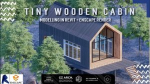 Деревянный Дом в Revit + Enscape ( Таймлапс )