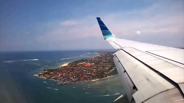 Super smooth Garuda Indonesia 737-800 landing in Denpasar, Bali, Indonesia | UseStarCode_IJY смотреть онлайн