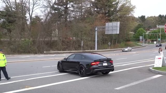 LOUD Audi RS7 Hard Acceleration!! смотреть онлайн