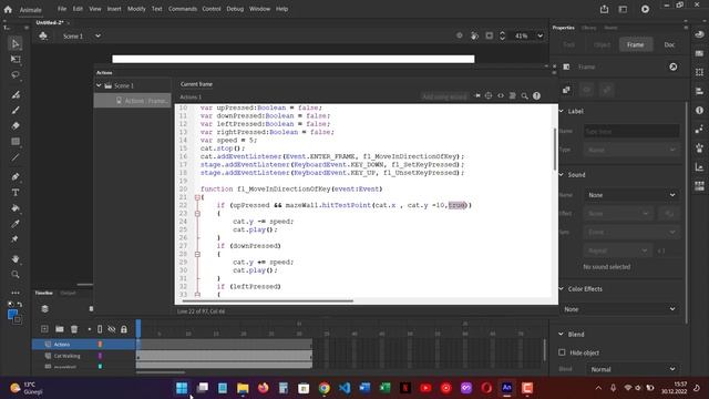 Adobe Animate Simple Maze Game Tutorial Under 8 minutes. смотреть онлайн