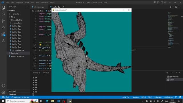 Advanced Python Project [showcase] - STL Viewer in Python using Pygame and OpenGL смотреть онлайн
