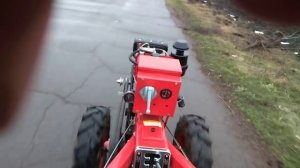 Тяжёлый дизельный мотоблок.