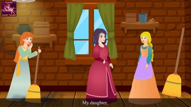 Elmaslar ve Kurbağalar | Diamonds and Toads Story in Turkish | Turkish Fairy Tales смотреть онлайн