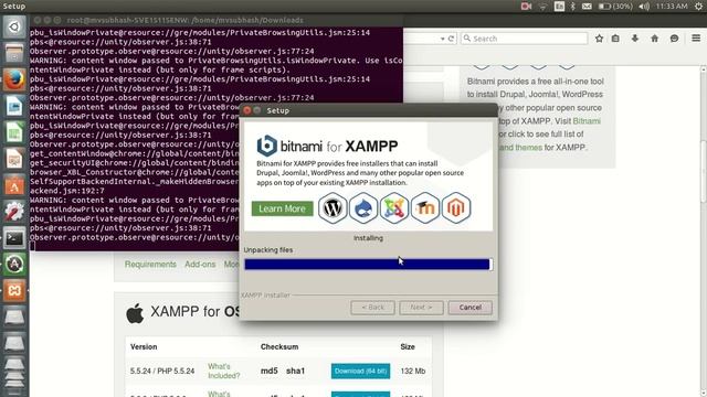How to Install XAMPP 5.6.8 on Ubuntu 14.0.04 смотреть онлайн
