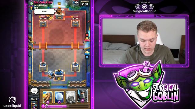 SPARKY = OP! 6,000+ Goblin Giant Sparky Deck LIVE Ladder Gameplay - Clash Royale смотреть онлайн