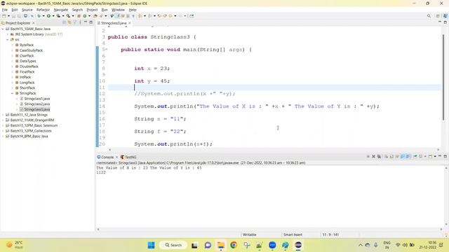Batch-15 Day-5 Data Type Methods | Automation Testing In Telugu | V Cube Software Solutions,Kphb Hy смотреть онлайн