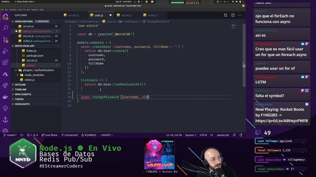 [MNTD] - Node.js En Vivo - Bases de Datos - Redis Pub/Sub смотреть онлайн