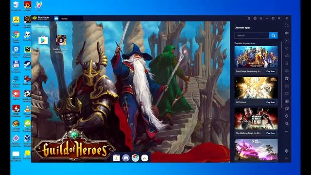 ? Cómo JUGAR [Guild of Heroes] en PC ▶ Descargar e instalar en Windows 10/7/8 Usitility1 смотреть онлайн