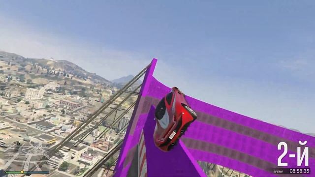 99% ЛЮДЕЙ НЕ ПРОЙДУТ ЭТОТ ВОЛЛРАЙД! УГАРНЫЕ ГОНКИ НА МАШИНАХ В GTA 5 ONLINE смотреть онлайн